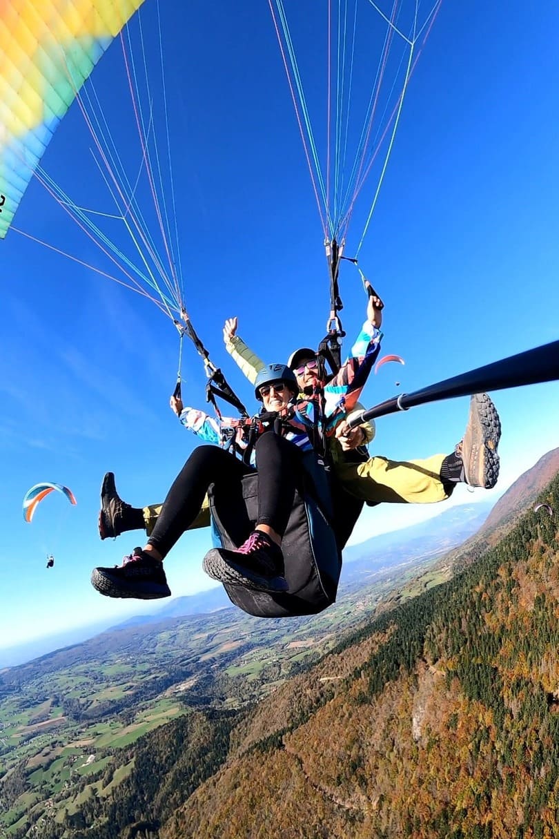 Formation au brevet parapente et à la qualification biplace parapente avec Plein Ciel Parapente, au départ d’Aix-les-Bains et Aiguebelette près de Lyon