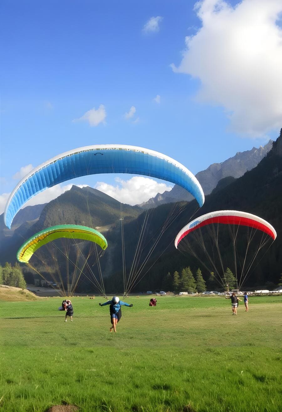 Formation parapente avec Plein Ciel Parapente. Apprenez les bases du vol ou obtenez votre brevet à Aix-les-Bains et Aiguebelette.